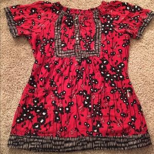 Koi scrub top size M